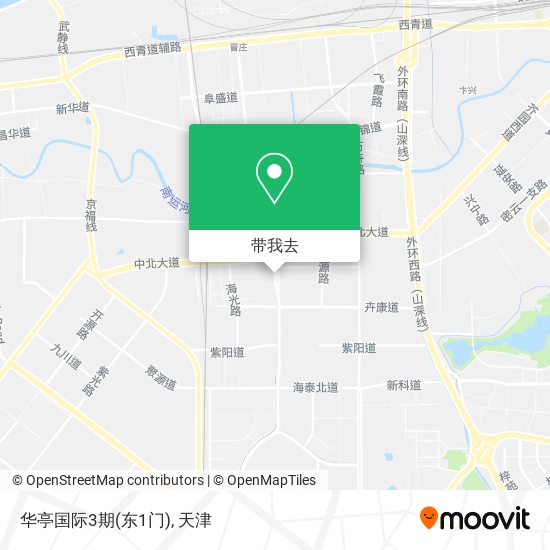 华亭国际3期(东1门)地图