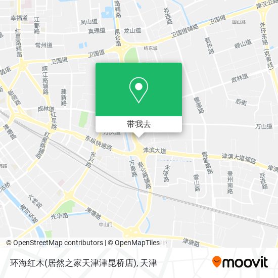 环海红木(居然之家天津津昆桥店)地图