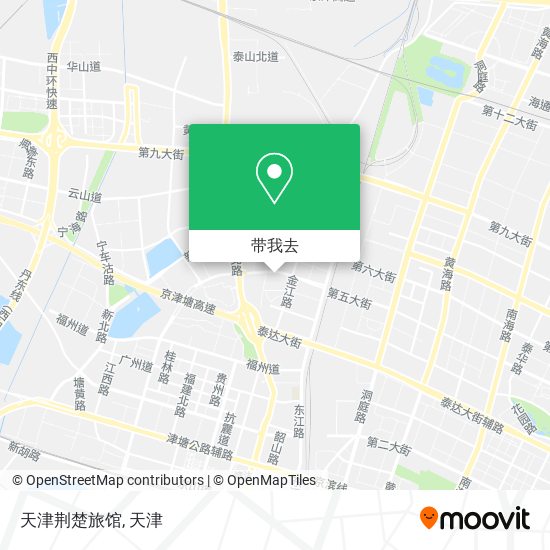 天津荆楚旅馆地图