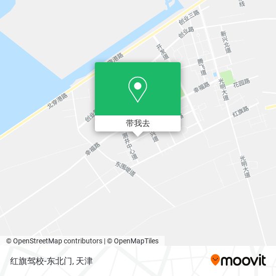 红旗驾校-东北门地图