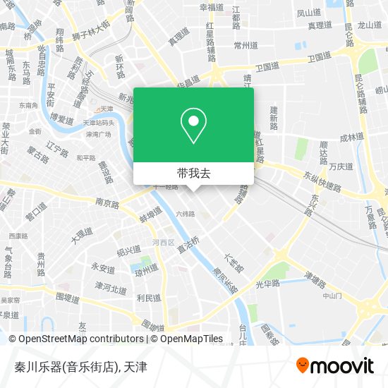 秦川乐器(音乐街店)地图
