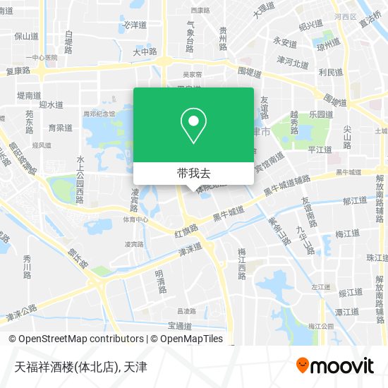 天福祥酒楼(体北店)地图