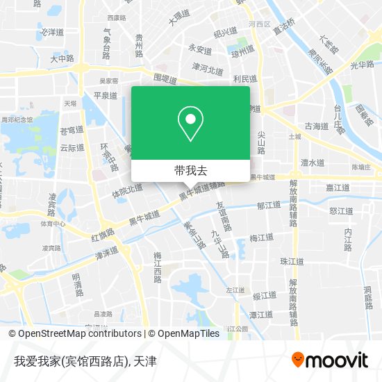 我爱我家(宾馆西路店)地图