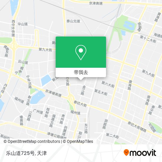乐山道725号地图