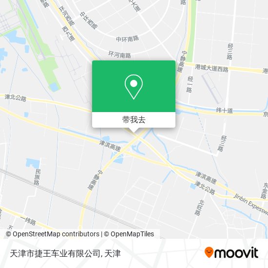 天津市捷王车业有限公司地图
