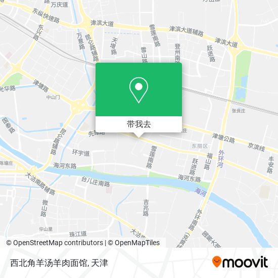 西北角羊汤羊肉面馆地图