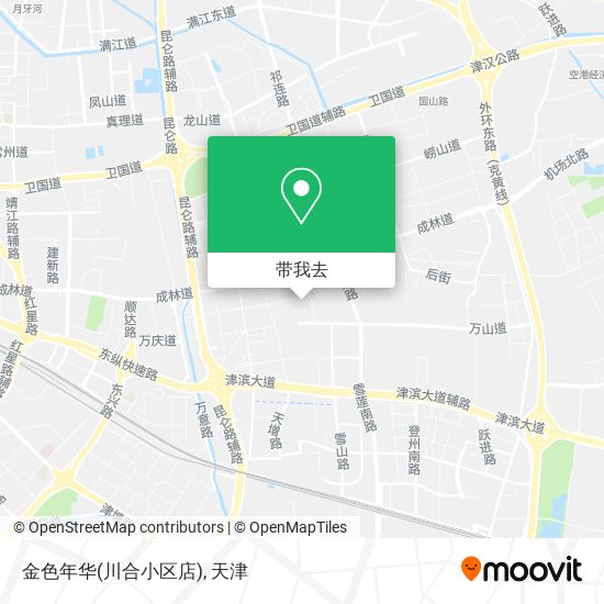 金色年华(川合小区店)地图