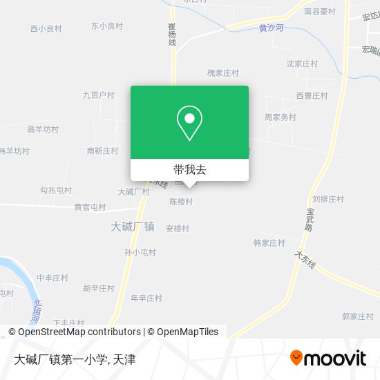 大碱厂镇第一小学地图