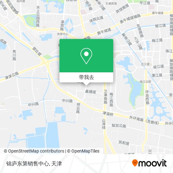 锦庐东第销售中心地图