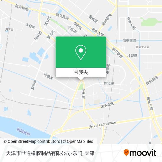 天津市世通橡胶制品有限公司-东门地图