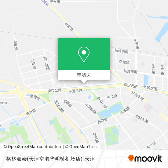 格林豪泰(天津空港华明镇机场店)地图