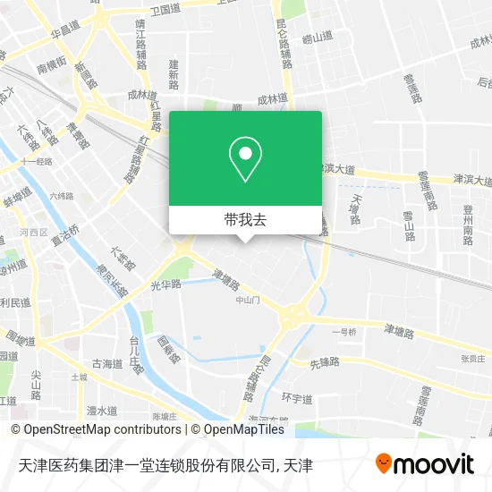 天津医药集团津一堂连锁股份有限公司地图