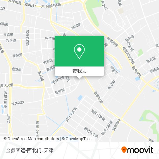 金鼎客运-西北门地图