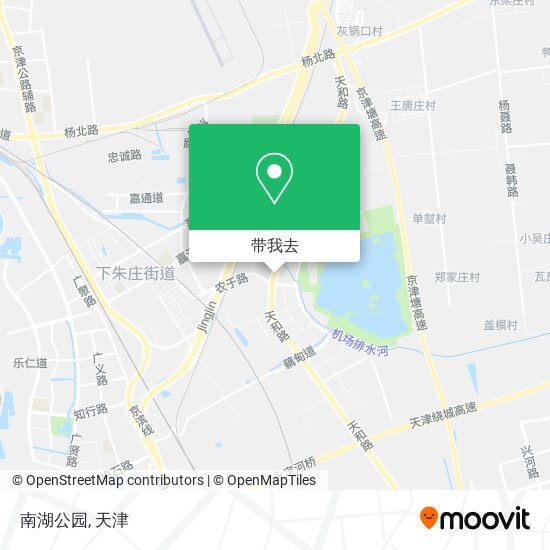 南湖公园地图