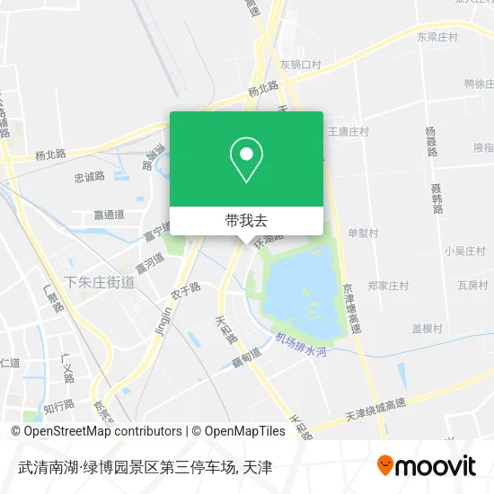 武清南湖·绿博园景区第三停车场地图