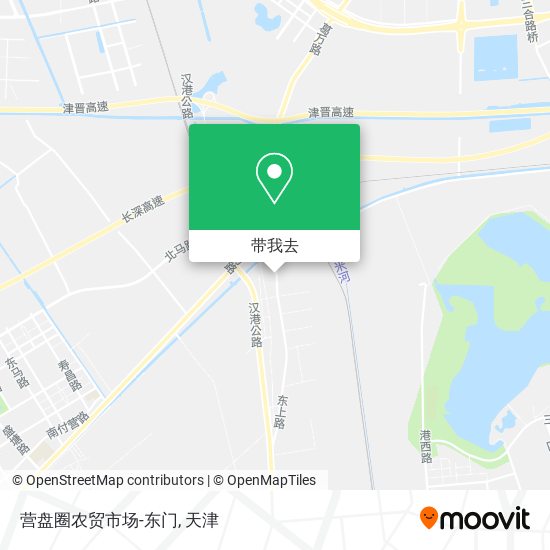营盘圈农贸市场-东门地图