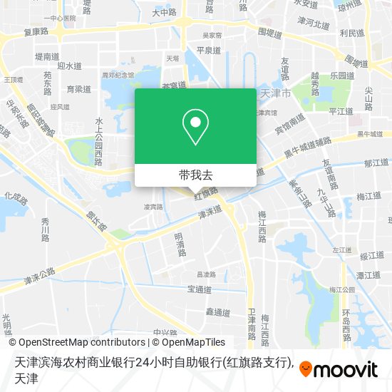 天津滨海农村商业银行24小时自助银行(红旗路支行)地图