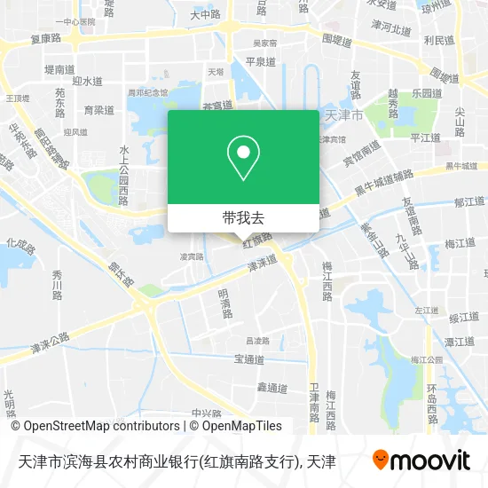 天津市滨海县农村商业银行(红旗南路支行)地图