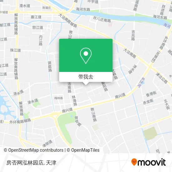 房否网泓林园店地图