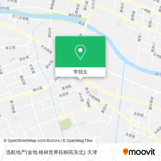 迅航地产(金地·格林世界棕榈苑东北)地图