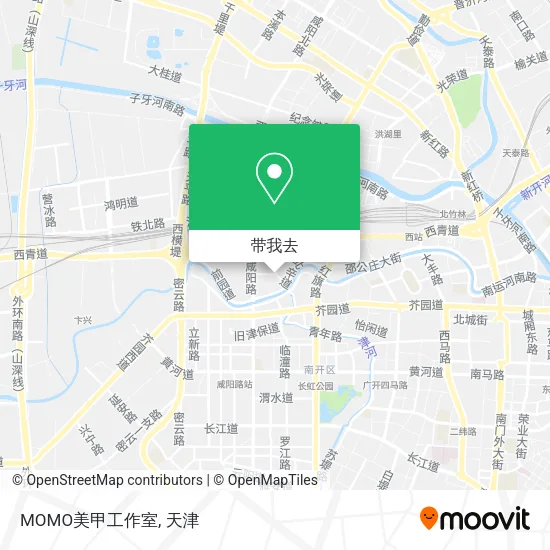 MOMO美甲工作室地图
