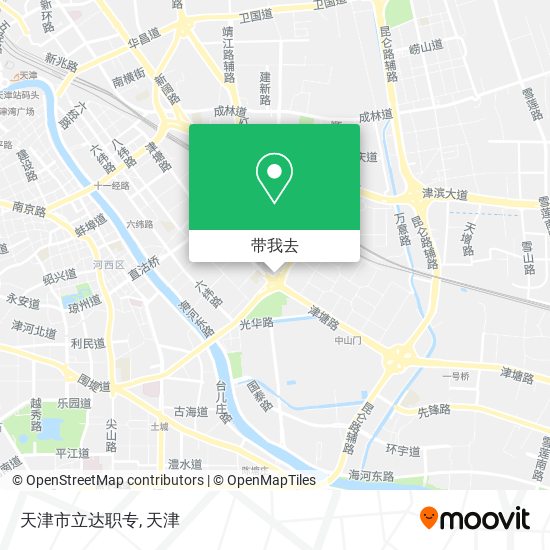 天津市立达职专地图