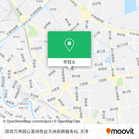 国营万寿园公墓销售处天禄殡葬服务站地图