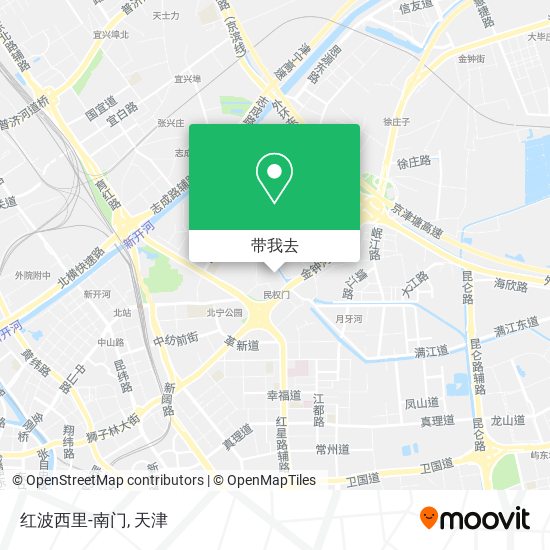 红波西里-南门地图