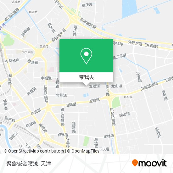聚鑫钣金喷漆地图