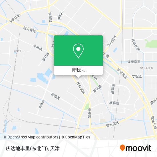 庆达地丰里(东北门)地图