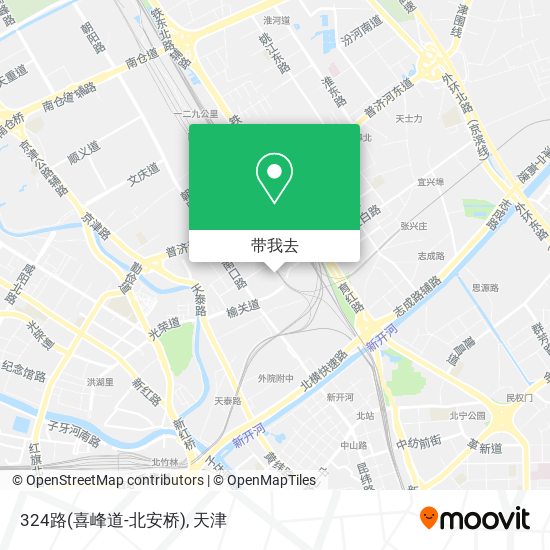 324路(喜峰道-北安桥)地图