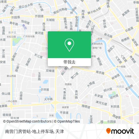南营门房管站-地上停车场地图
