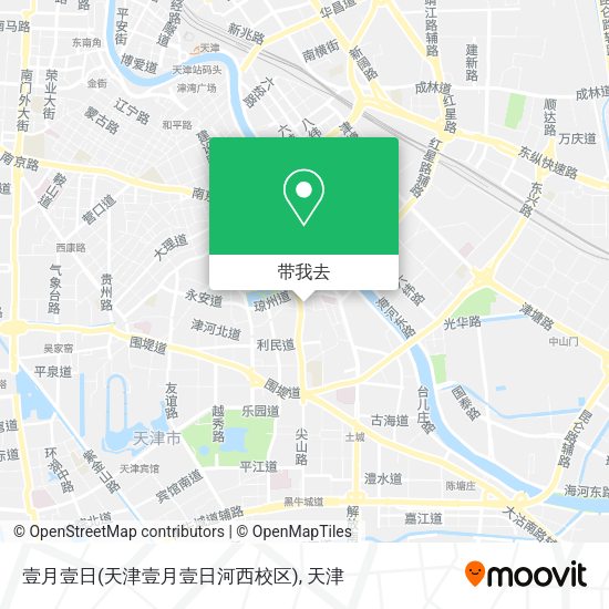 壹月壹日(天津壹月壹日河西校区)地图