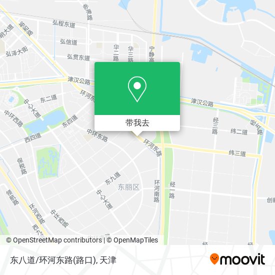 东八道/环河东路(路口)地图
