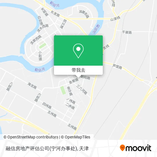 融信房地产评估公司(宁河办事处)地图