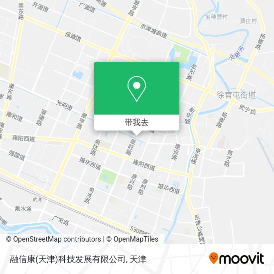 融信康(天津)科技发展有限公司地图