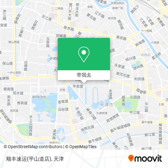 顺丰速运(平山道店)地图