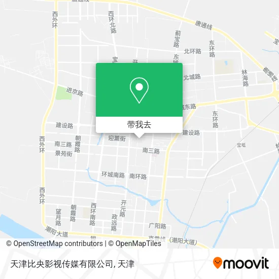 天津比央影视传媒有限公司地图
