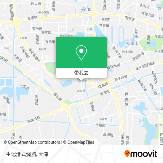 生记港式烧腊地图