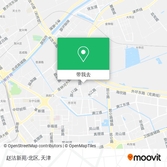赵沽新苑-北区地图