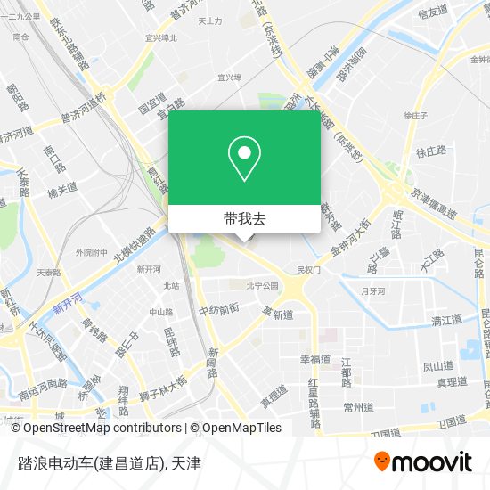 踏浪电动车(建昌道店)地图