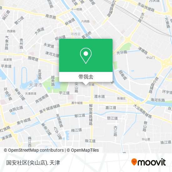 国安社区(尖山店)地图