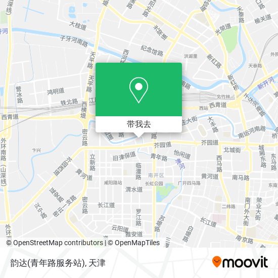 韵达(青年路服务站)地图