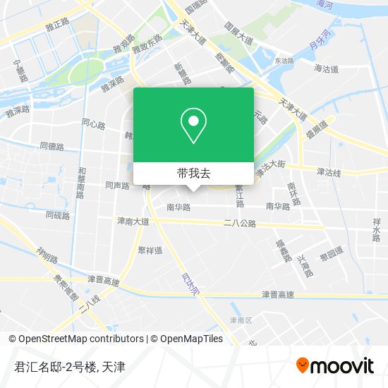 君汇名邸-2号楼地图