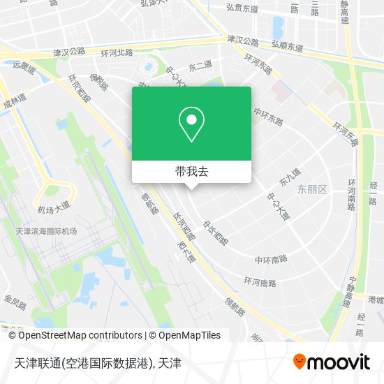 天津联通(空港国际数据港)地图