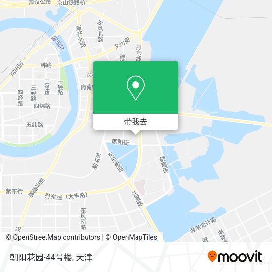 朝阳花园-44号楼地图