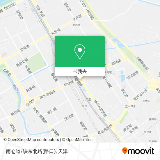 南仓道/铁东北路(路口)地图
