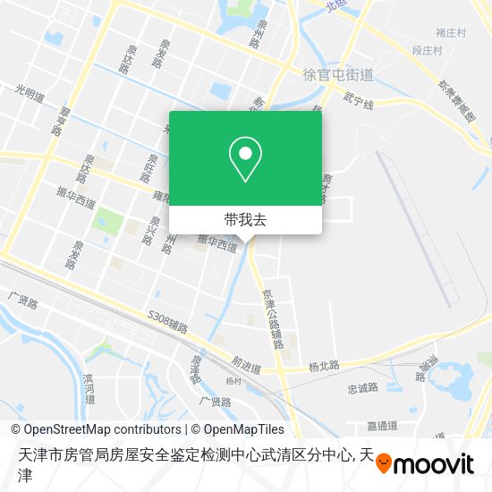 天津市房管局房屋安全鉴定检测中心武清区分中心地图