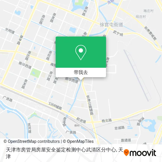 天津市房管局房屋安全鉴定检测中心武清区分中心地图