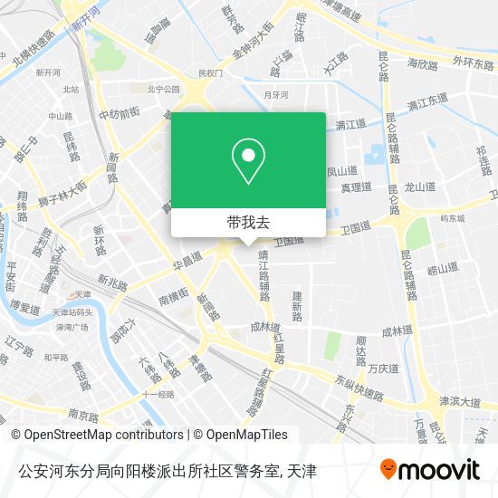公安河东分局向阳楼派出所社区警务室地图